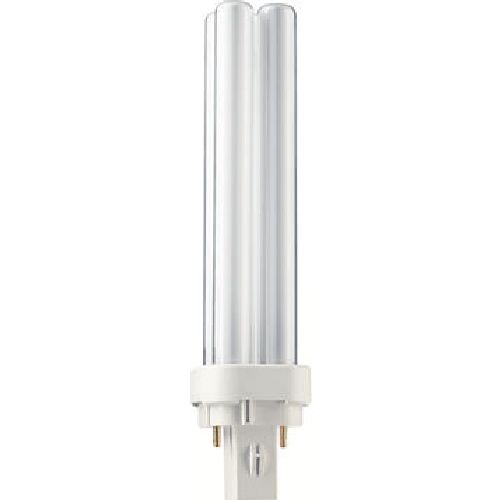 Lampada Fluorescente Compatta G24D-2 18W 3000K MASTER PL-C/2P - PHILIPS PLC1883