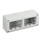 Custodia IP40 composta da base e coperchio, 3+3 moduli Màtix - BTICINO 25406