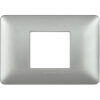 Placca 2 Moduli Matix, in Tecnopolimero, Silver - BTICINO AM4802MSL