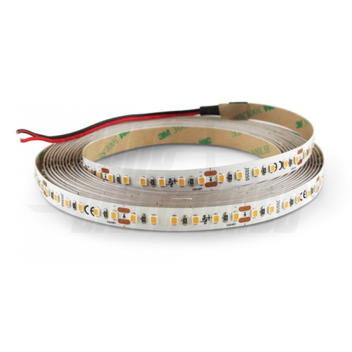 Striscia Led 120 Led/ m 2835 IP20, 24Vdc, 23W/m, Bianco Caldo 3000K - ALPHA ELETTRONICA JO350/23024/21W1