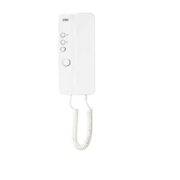 Citofono Miro 4+N con tasto apriporta e tasto supplementare, colore bianco - URMET 1150/1