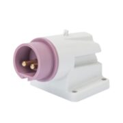 Spina Fissa Parete a 90° IP44 2P 16A 20-25V, Viola - GEWISS GW60464