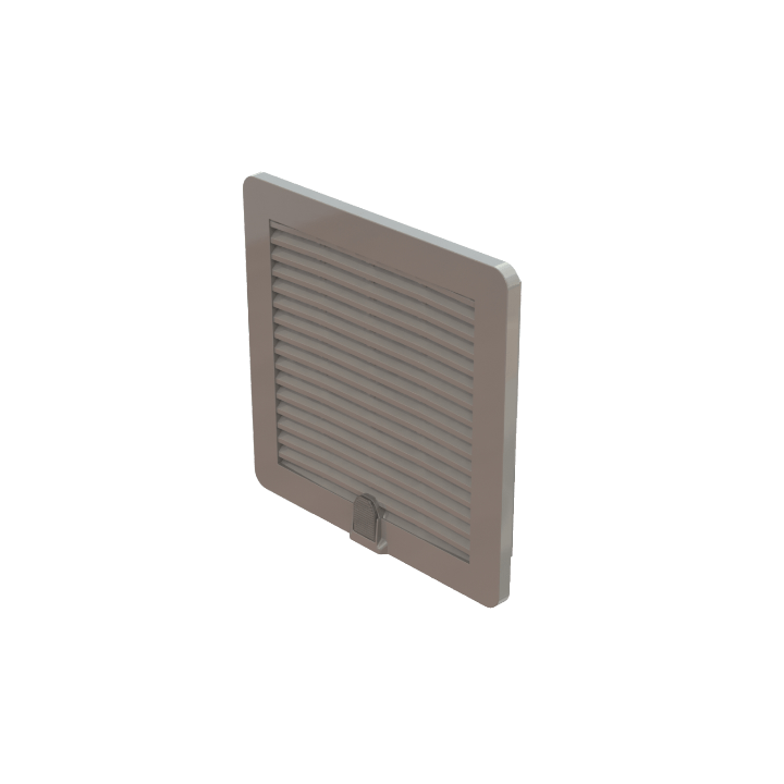 Griglia di ventilazione con filtro 204x204mm - DKC R5G3