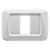 Placca Top System, in Tecnopolimero, Finitura Lucida, 1 Posto, Bianco Nuvola, System - GEWISS GW22501
