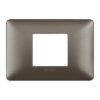 Placca Matix 2 Moduli, Iron, Tecnopolimero - BTICINO AM4802MIR