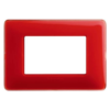 Placca Matix 3 Moduli, Corallo, Tecnopolimero - BTICINO AM4803CRD