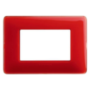 Placca Matix 3 Moduli, Corallo, Tecnopolimero - BTICINO AM4803CRD
