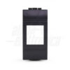 Adattatore per frutti RJ45 per placca BTicino Living Light Nero - ALPHA ELETTRONICA 96-500-07
