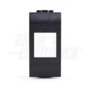Adattatore per frutti RJ45 per placca BTicino Living Light Nero - ALPHA ELETTRONICA 96-500-07