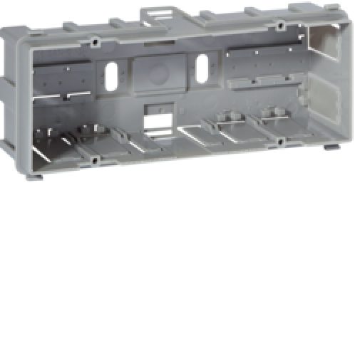 SAN-6 Scatola porta apparecchi 6M 100mm per linee TA-N / ALU-B / UNA / BIS - BOCCHIOTTI B02296