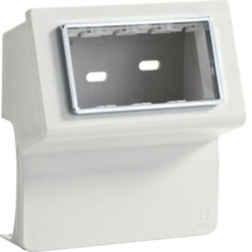 SCN 4 AP W Scatola Porta Apparecchi Pepita per canale cornice TCN. Bianco - BOCCHIOTTI B04267