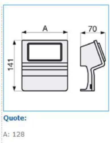 SCN 4 AP W Scatola Porta Apparecchi Pepita per canale cornice TCN. Bianco - BOCCHIOTTI B04267