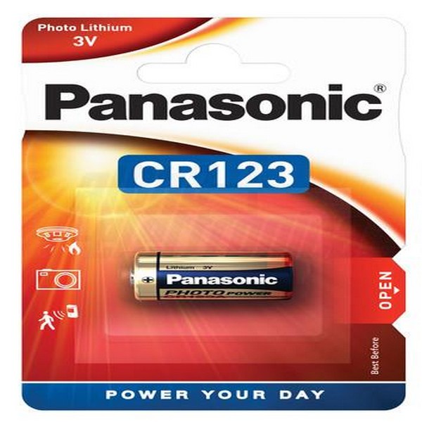 Pila Litio Cr123A 3V 1400Ma Blx1 Panasonic - ALPHA ELETTRONICA PLP-CR-123AL/1BP