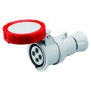 Presa Mobile DirittaI P66/67/68/69 3P+T 16A 380-415V, Rosso, 6H - GEWISS GW62030H