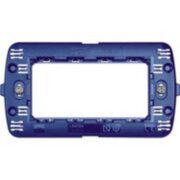 Supporto per placche tonde, quadre e Living International, fissaggio con viti, 4 moduli - BTICINO LN4704