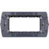 Living International Supporto per placche AIR, fissaggio con viti, 4 Moduli - BTICINO LN4704C