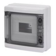 Centralino stagno con pareti lisce predisposto per alloggiamento morsettiere IP65 8 Moduli - GEWISS GW40102