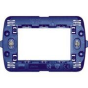 Living International Supporto per placche tonde, quadre e Living International, fissaggio con viti, 3 Moduli - BTICINO LN4703