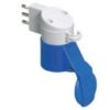 Adattatore Da Civile a Industriale IP44 Spina 2P+T 16A 250V S17 50/60HZ Presa 2P+T 16A 230V - GEWISS GW64208