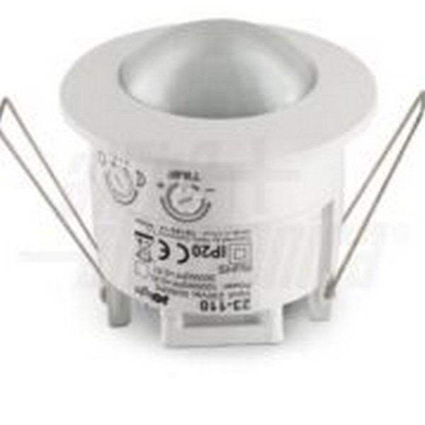 Sensore Incasso 230Vac, Bianco, IP20 - ALPHA ELETTRONICA 23-110