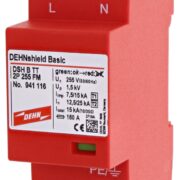 Dehnshield Scaricatore combinato per reti TT e TN con tensione nominale 230 / 400 V (circuito 3-0) - DEHN 941116