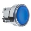 Testa Pulsante Luminoso Ø22 blu - SCHNEIDER ZB4BW363
