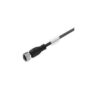 Cavo, Presa M12 Estremità nude, 4 Conduttori, 5m, IP68 / IP67 / IP66 / IP65, Nero - WEIDMULLER 9457730500
