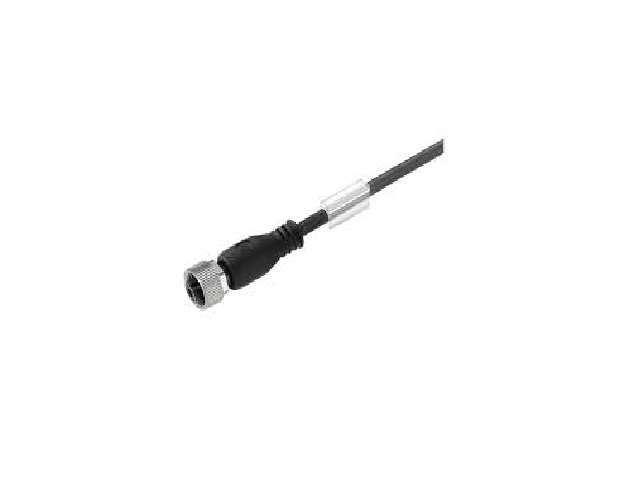 Cavo, Presa M12 Estremità nude, 4 Conduttori, 5m, IP68 / IP67 / IP66 / IP65, Nero - WEIDMULLER 9457730500