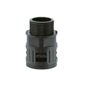 Raccordo Maschio Fisso Pg21 Ad28,5 Nero IP66 - DKC 5010-2321N