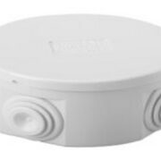 Cassetta Derivazione con coperchio basso a pressione, IP44, Dimensioni interne 80x80x40, Pareti con passacavi, Grigio Ral 7035 - GEWISS GW44003