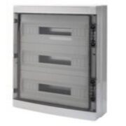 Centralino Stagno con pareti lisce predisposto per alloggiamento morsettiere IP65 54 Moduli - GEWISS GW40108