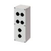 Scatola Pulsantiera Alluminio M4 92X265X100, 6 Fori Ø 22, Senza Entrata Cavo - ELFIN 040C0926-1P6C