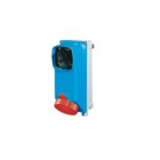 Presa Fissa Interbloccata In Alluminio Con Base Portafusibili 3P+T 32A F1 380-415V 50-60Hz 6H Fusibili Diii Ip67 - PALAZZOLI 472446