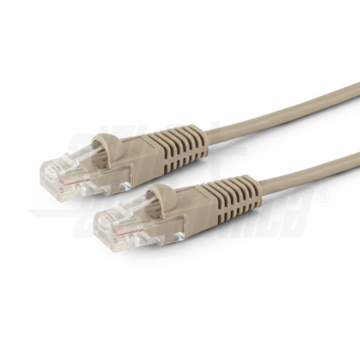 Cavo Di Rete Patch In Rame Cat. 5E Grigio U/Utp 0,5M - ALPHA ELETTRONICA 95-706/005GB