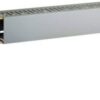 T1-EN 80x60 G Canaletta con coestruso morbido modulo 10 feritoia 4 GRIGIO (2 ML) - BOCCHIOTTI B00839