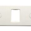 Placca Compact 1 Posto, Bianco Nuvola, System - GEWISS GW24001