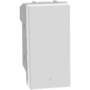 Interruttore Unipolare Illuminabile 10A 1 Modulo White Serie MatixGo - BTICINO JW4001