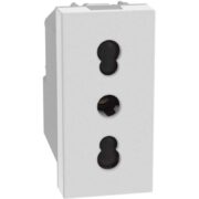 Presa Bipasso P17/11 Bianca 16A Serie MatixGo - BTICINO JW4180