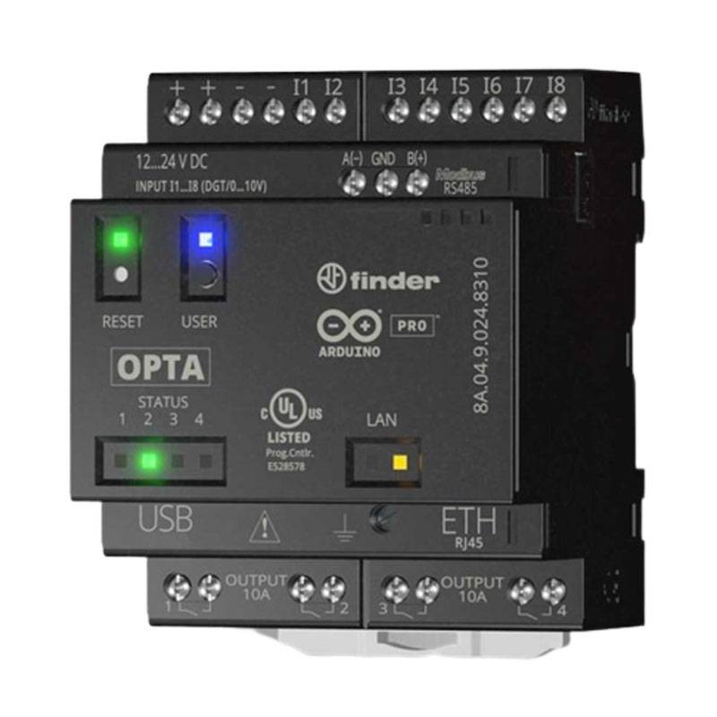 Relè logico programmabile OPTA Advanced con USB tipo C - FINDER 8A0490248320