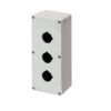 Scatola Pulsantiera Alluminio M4 92X205X70, 3 Fori Ø 22, Con Entrata Cavo - ELFIN 040C0920-7EP3