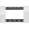 Placca Living Now 4 Moduli , Ghiaccio, in plastica - BTICINO KA4804DW