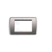 Placca Rondò 3M Idea, Grigio, Alluminio - VIMAR 16763.48