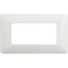 Placca 4 Moduli Matix, in Tecnopolimero, Bianco - BTICINO AM4804BBN