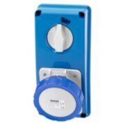Presa Fissa Interbloccata Verticale 2P+T 32A 200-250v 6H IP67 - GEWISS GW66315N