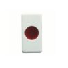 Spia Di Segnalazione Singola 12/24/250V Rosso 1 Modulo System White - GEWISS GW20603