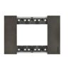 Placca Living Now 3 Moduli Space Materiale Zama - BTICINO KA4803NG