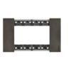 Placca Living Now 4 Moduli Space Materiale Zama - BTICINO KA4804NG