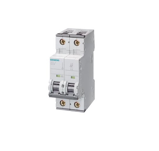 Interruttore Magnetotermico 400V 10 Ka, A 2 Poli, C, 10A, P=70Mm - SIEMENS 5SY42107