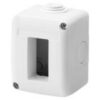 Contenitore per apparecchi system, protetto, 1 posto, Grigio Ral 7035, iP40 - GEWISS GW27001