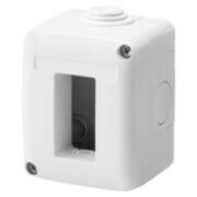 Contenitore per apparecchi system, protetto, 1 posto, Grigio Ral 7035, iP40 - GEWISS GW27001